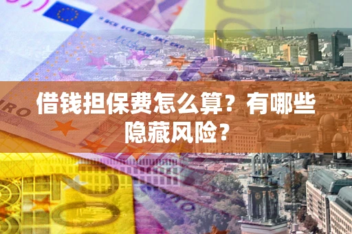 武汉借钱担保费怎么算？有哪些隐藏风险？