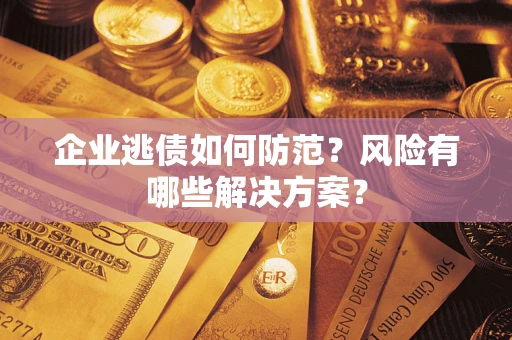 武汉企业逃债如何防范？风险有哪些解决方案？