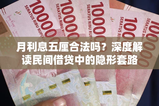 武汉月利息五厘合法吗？深度解读民间借贷中的隐形套路