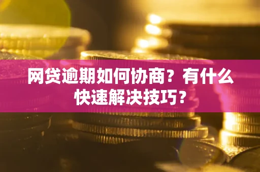 武汉网贷逾期如何协商？有什么快速解决技巧？