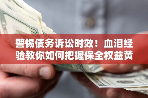 武汉警惕债务诉讼时效！血泪经验教你如何把握保全权益黄金期
