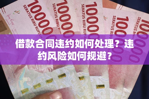 武汉借款合同违约如何处理？违约风险如何规避？