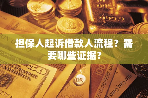 武汉担保人起诉借款人流程？需要哪些证据？