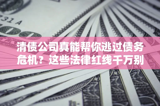 武汉清债公司真能帮你逃过债务危机？这些法律红线千万别踩
