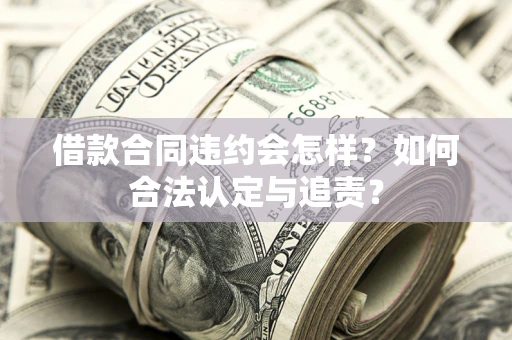 武汉借款合同违约会怎样？如何合法认定与追责？