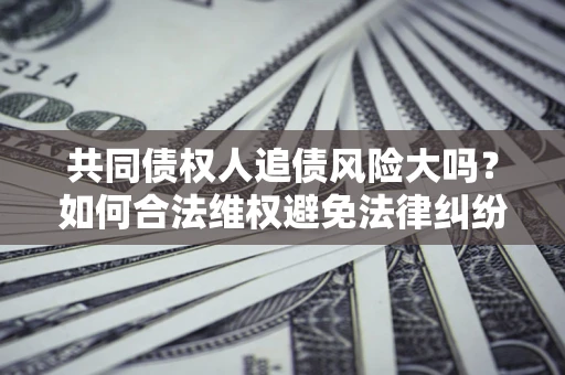 武汉共同债权人追债风险大吗?如何合法维权避免法律纠纷? 武汉共同债权人追债风险大吗?如何合法维权避免法律纠纷?