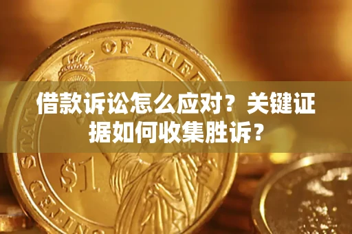 武汉借款诉讼怎么应对？关键证据如何收集胜诉？